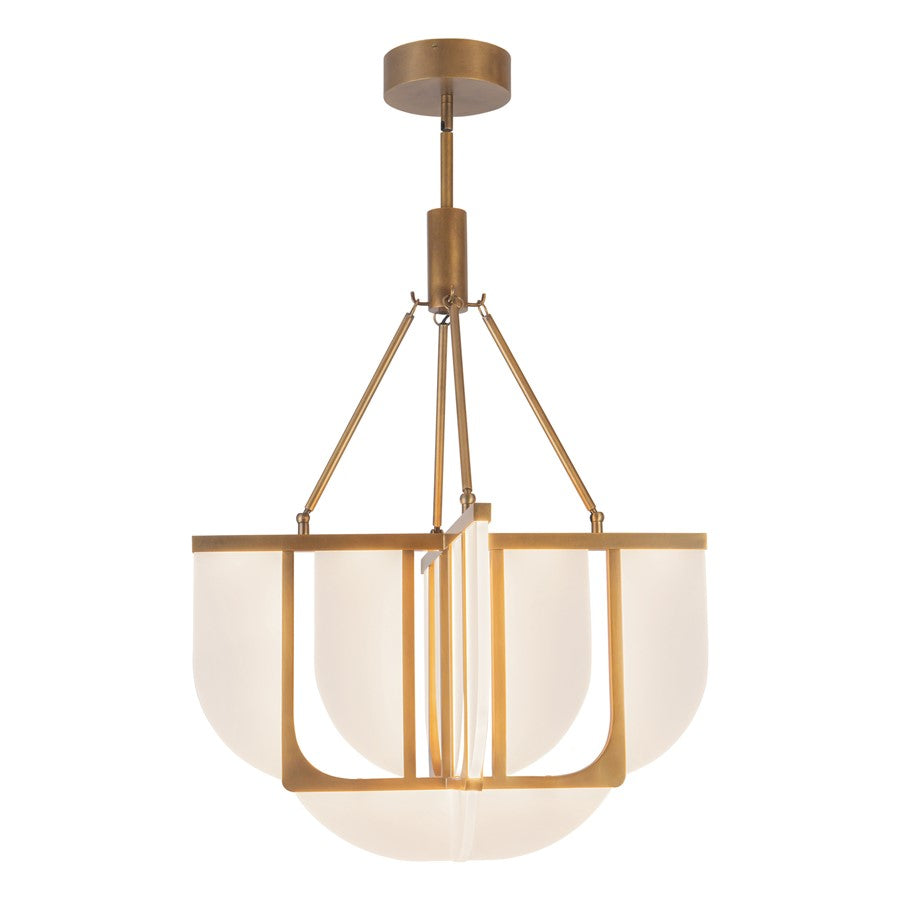 Kuzco Anders 24" Vintage Brass Dim LED Chand, Vintage Brass - CH336424VB-UNV