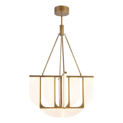 Kuzco Anders 30" Brass Dim LED Chandelier, Vintage Brass - CH336429VB-UNV