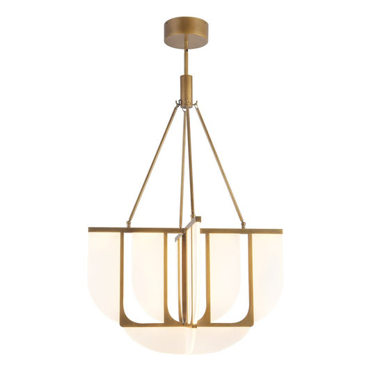 Kuzco Anders 30" Brass Dim LED Chandelier, Vintage Brass - CH336429VB-UNV
