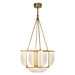 Alora Anders 30" LED Chandelier, Vintage Brass/Acrylic Guide - CH336830VB