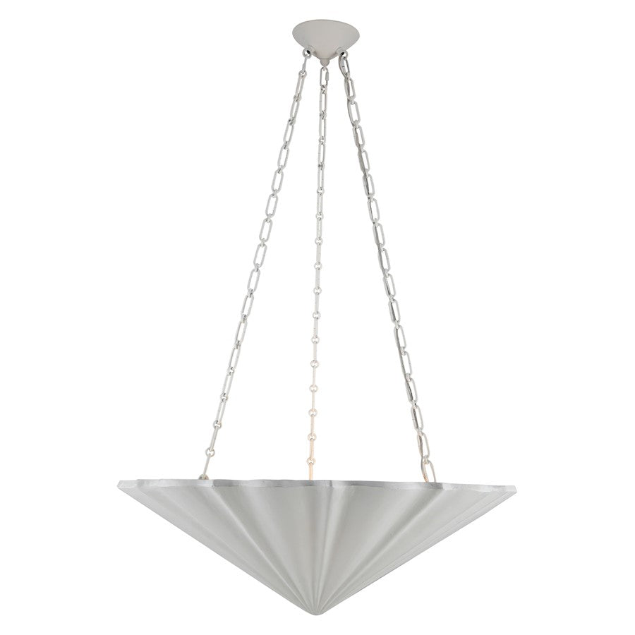 Alora Martine 4 Light 30" Chandelier, Antique White - CH352430AW