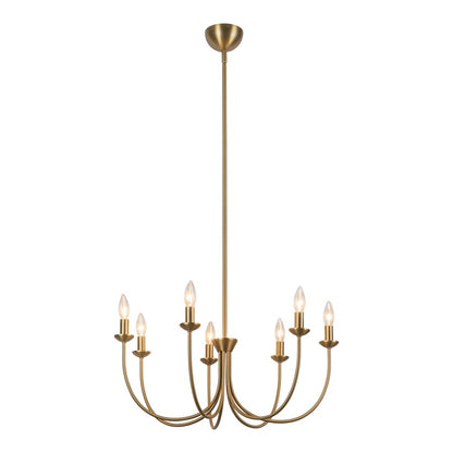 Kuzco Ember 26" Gold Chandelier, Brushed Gold