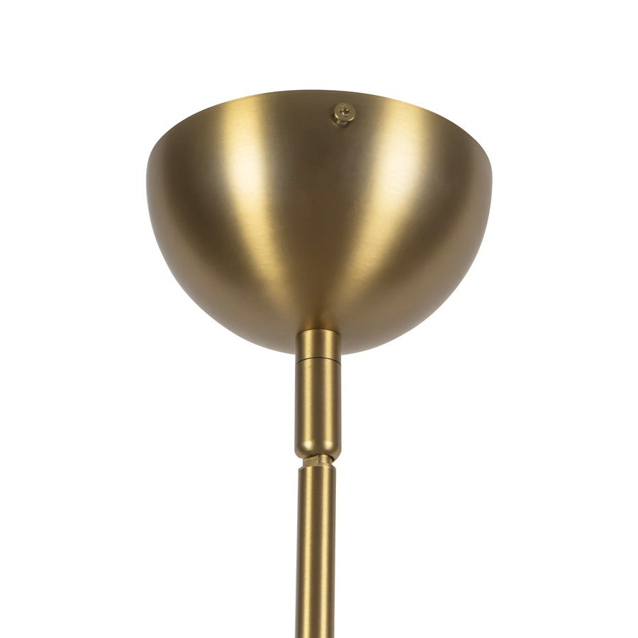 Kuzco Ember 26" Gold Chandelier, Brushed Gold