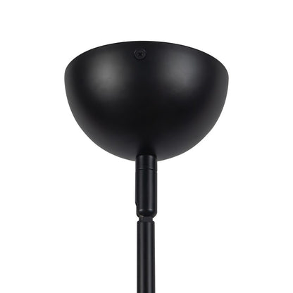 Kuzco Ember 26" Black Chandelier, Matte Black
