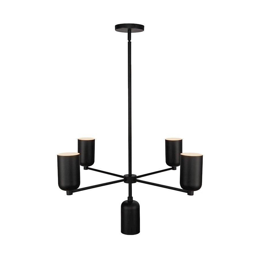 Kuzco Nola 5 Light 31" Chandelier, Black - CH57731-BK