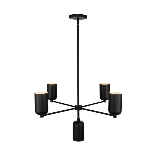 Kuzco Nola 5 Light 31" Chandelier, Black - CH57731-BK