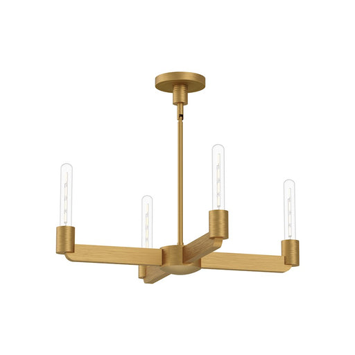 Alora Mood Claire 4 Light 25" Chandelier, Aged Gold - CH607225AG