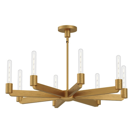 Alora Mood Claire 8 Light 32" Chandelier, Aged Gold - CH607232AG