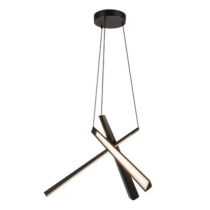 Kuzco Lex 27" LED Chandelier, Urban Bronze