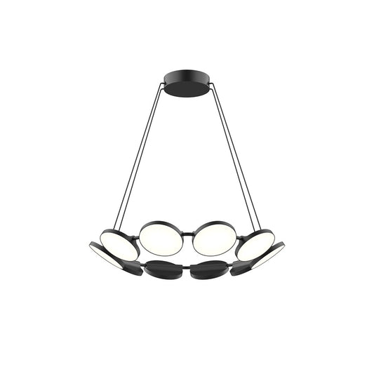 Kuzco Novel 25" LED Chandelier, Black - CH72225-BK-UNV-010