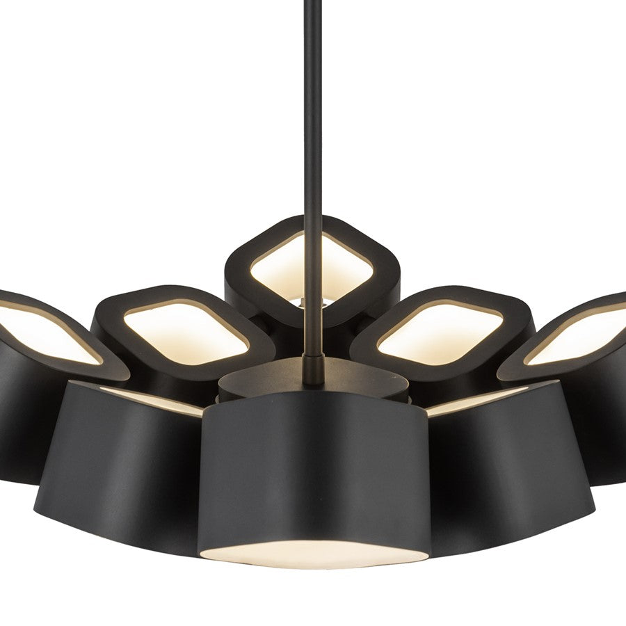 Kuzco Arena 18" LED Chandelier, Black
