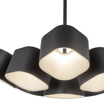 Kuzco Arena 18" LED Chandelier, Black