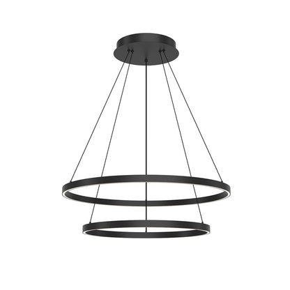 Kuzco Cerchio 32" LED Chandelier, 113W, Black - CH87232-BK-UNV-010