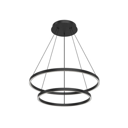 Kuzco Cerchio 32" LED Chandelier, 113W, Black