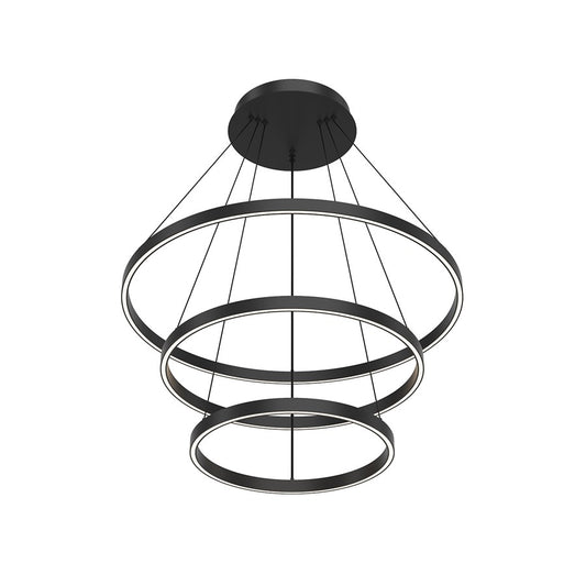 Kuzco Cerchio 32" LED Chandelier, 150W, Black - CH87332-BK-UNV-010