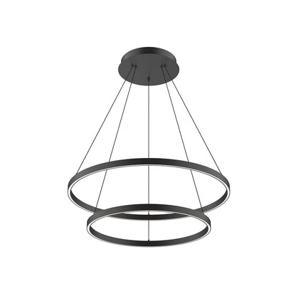Kuzco Cerchio 32" LED Chandelier, Black