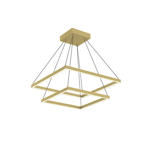 Kuzco Piazza 24" LED Chandelier, Gold/Frosted Silicone Diffuser - CH88224-BG
