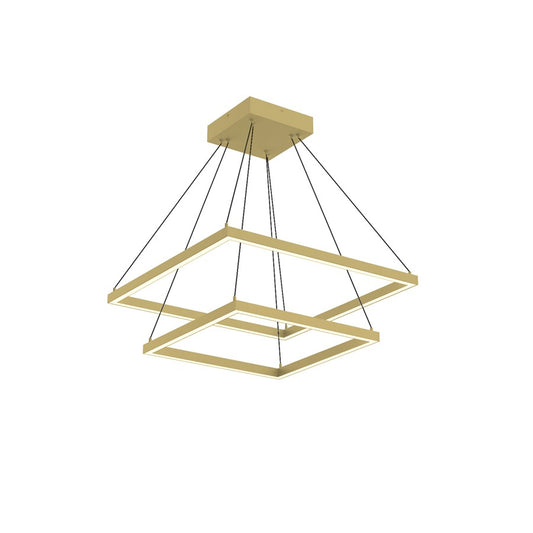 Kuzco Piazza 24" LED Chandelier, Brushed Gold - CH88224-BG-UNV-010