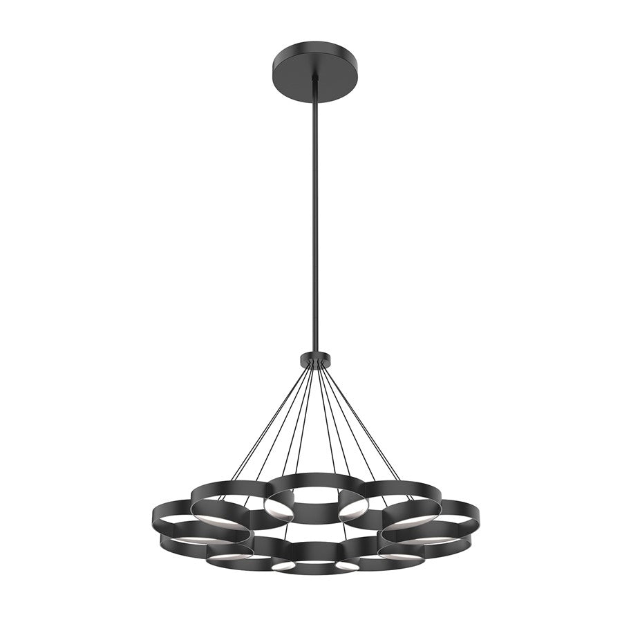 Kuzco Maestro 33" LED Chandelier, Black