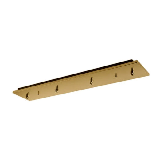 Kuzco Canopy 04 27.5in LED Canopy | Brushed Gold Aluminum | Track Lighting System | 27.5 x 5.12 x 1 in | Model CNP04AC-BG