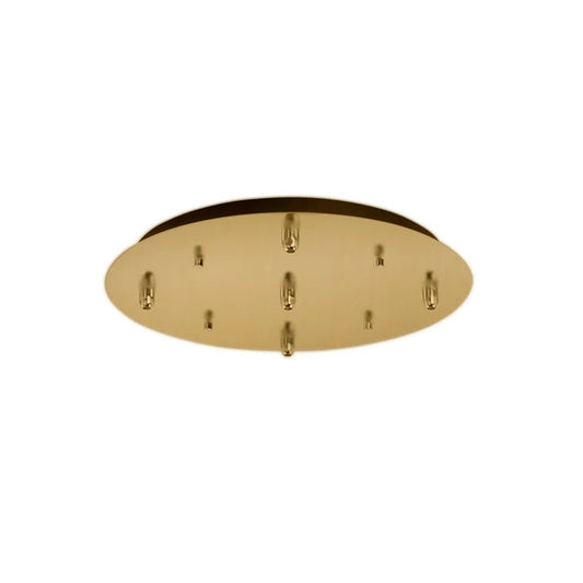 Kuzco Canopy 05 13.75in LED Canopy | Brushed Gold Metal | Kitchen Island & Multi-Pendant Ceiling Mount | 120V Dry Location | Model CNP05AC-BG