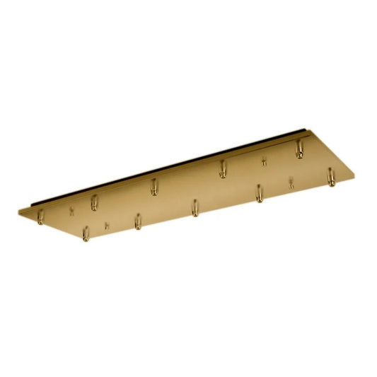 Kuzco Canopy 10 26in LED Canopy | Brushed Gold Track Lighting | Kitchen Island & Linear Accent | 26 x 8 x 1 in | Model CNP10AC-BG