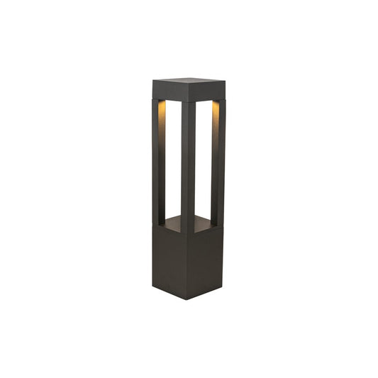 Kuzco Napa 24" LED Exterior Bollard, Black/Clear High Impact - EB42924-BK-UNV