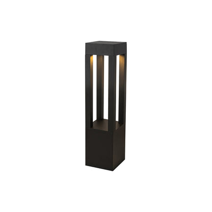 Kuzco Napa 24" LED Exterior Bollard, Black/Clear High Impact
