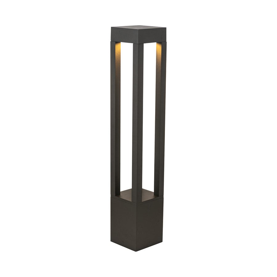 Kuzco Napa 36" LED Exterior Bollard, Black/Clear High Impact - EB42936-BK-UNV