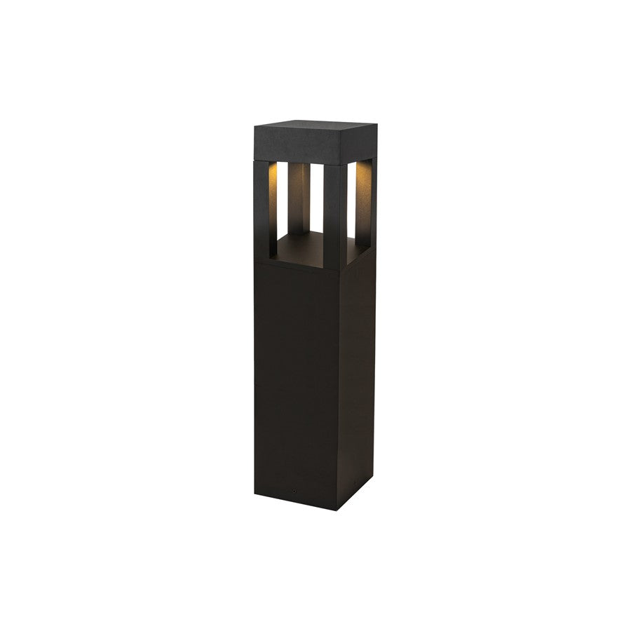 Kuzco Sonoma 24" LED Exterior Bollard, Black/Clear High Impact