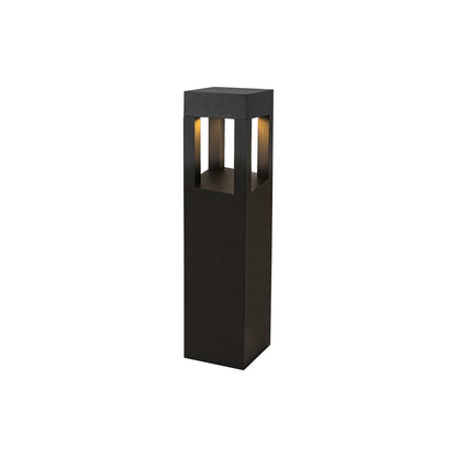 Kuzco Sonoma 24" LED Exterior Bollard, Black/Clear High Impact