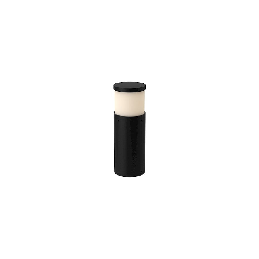 Kuzco Chadworth 18" LED Exterior Bollard, Black/Frosted PC - EB46418-BK-UNV