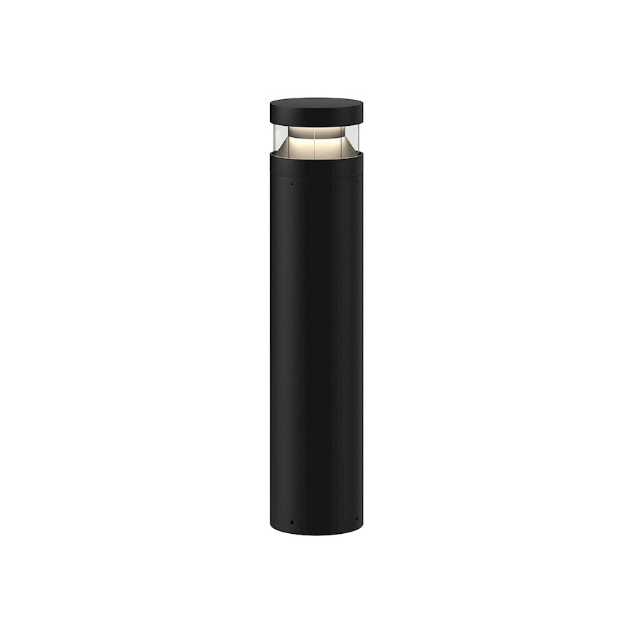 Kuzco Windermere 28" LED Exterior Bollard, Black/Clear PC - EB48528-BK-UNV