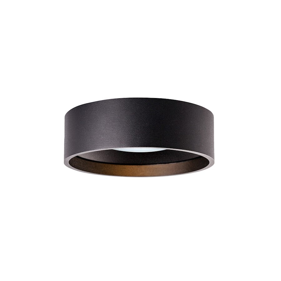 Kuzco Trenton 5" LED Exterior Ceiling Mount, Black/Frosted - EC18705-BK