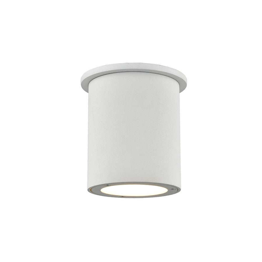 Kuzco Lamar LED Exterior Ceiling Mount, White/White PC Diffuser - EC19404-WH