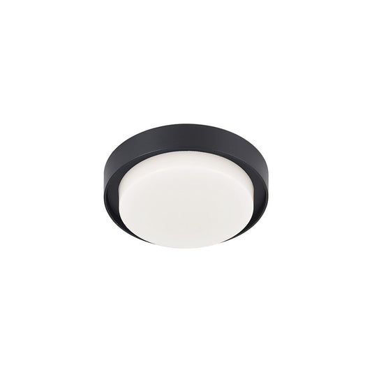 Kuzco Bailey 5" LED Exterior Flush Mount, Black - EC44505-BK