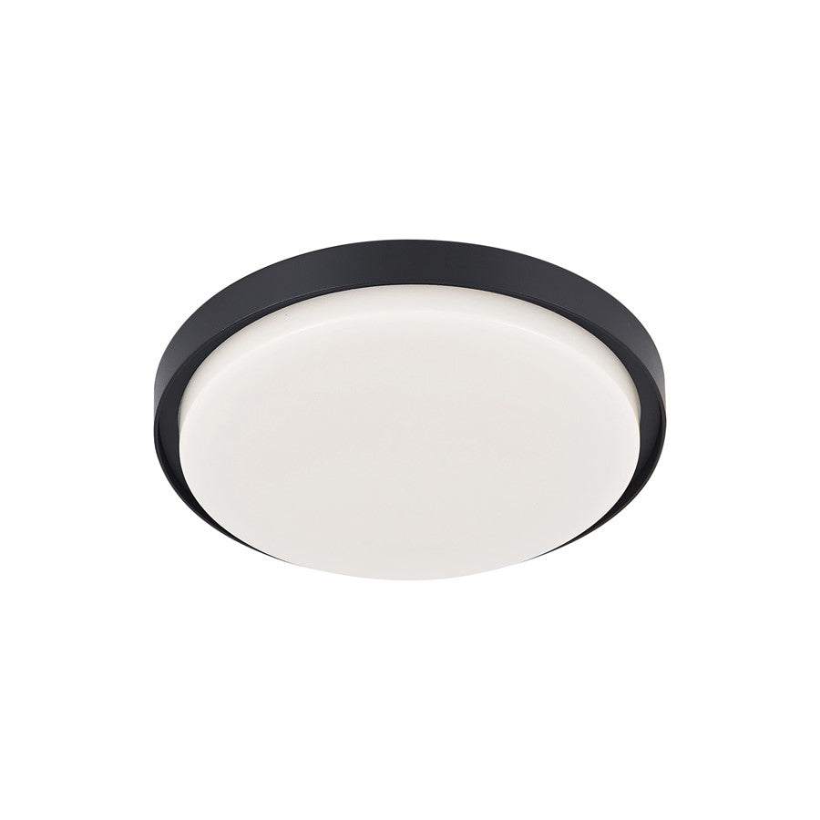 Kuzco Bailey 10" LED Exterior Flush Mount, Black - EC44511-BK