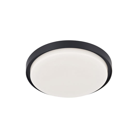 Kuzco Bailey 10" LED Exterior Flush Mount, Black - EC44511-BK
