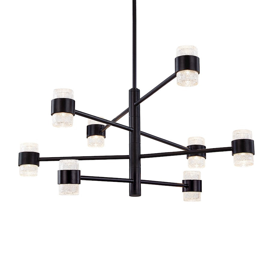 Kuzco Copenhagen 24" LED Exterior Pendant, Black/Clear Molded - EP48232-BK