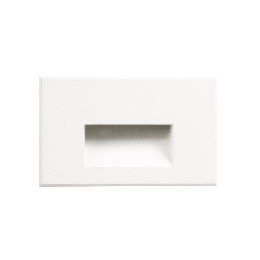 Kuzco Sonic 3" LED Exterior Wall/Step Lights, White/Clear - ER3003-WH