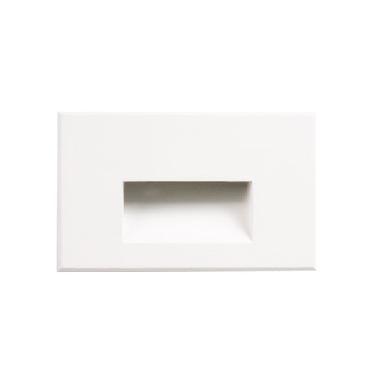 Kuzco Sonic 3" LED Exterior Wall/Step Lights, White/Clear - ER3003-WH