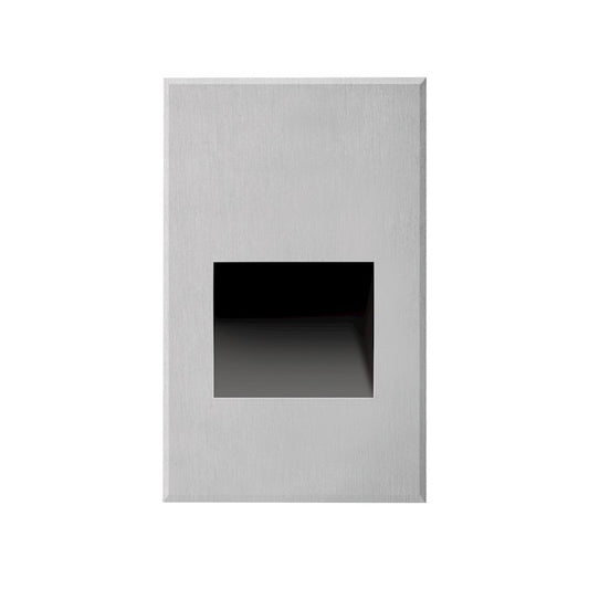 Kuzco Sonic 5" LED Exterior Wall/Step Lights, Brushed Nickel/Clear - ER3005-BN