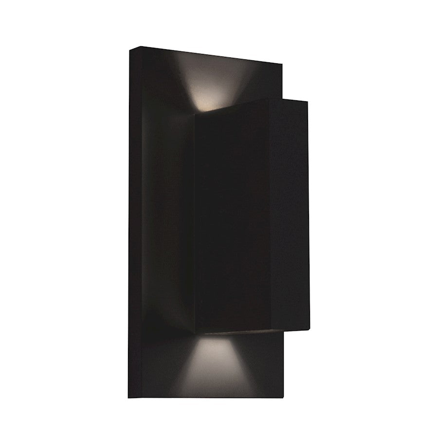 Kuzco Vista 9" LED Exterior Wall Sconce, Black/Clear - EW22109-BK