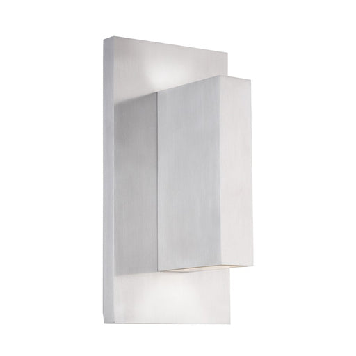 Kuzco Vista 9" LED Exterior Wall Sconce, Brushed Nickel/Clear - EW22109-BN