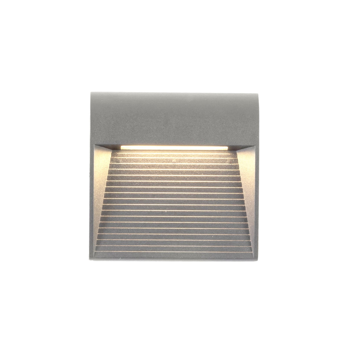 Kuzco Casa 5in 1-Light Exterior Wall Sconce | Modern Grey Aluminum and Clear Glass | Outdoor Entryway & Wet Location | Model EW27905-GY