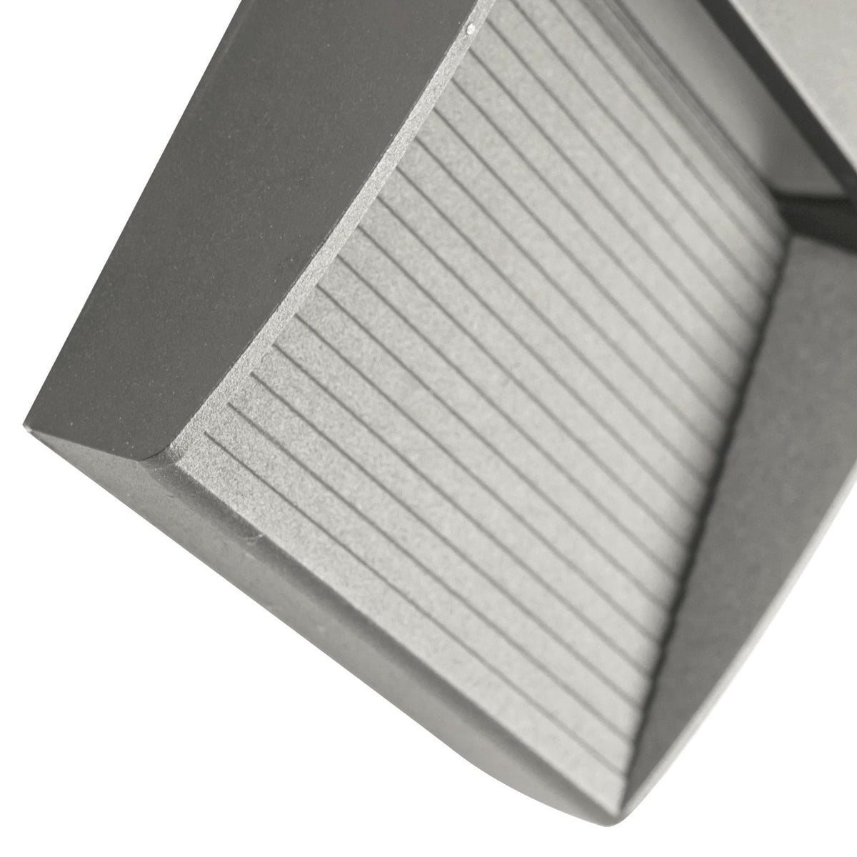 Kuzco Casa 5in 1-Light Exterior Wall Sconce | Modern Grey Aluminum and Clear Glass | Outdoor Entryway & Wet Location | Model EW27905-GY