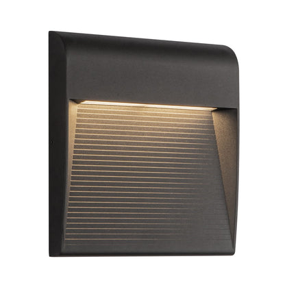Kuzco Casa 9" LED Exterior Wall/Step Light, Black