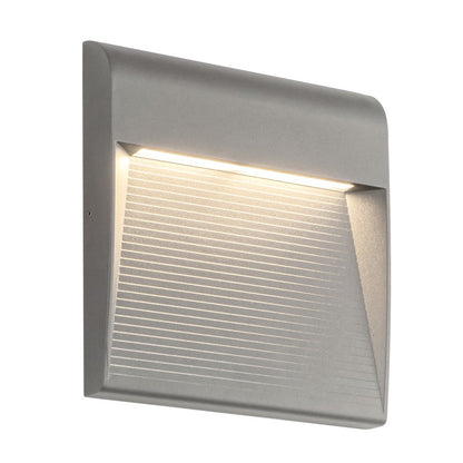 Kuzco Casa 9" LED Exterior Wall/Step Light, Gray