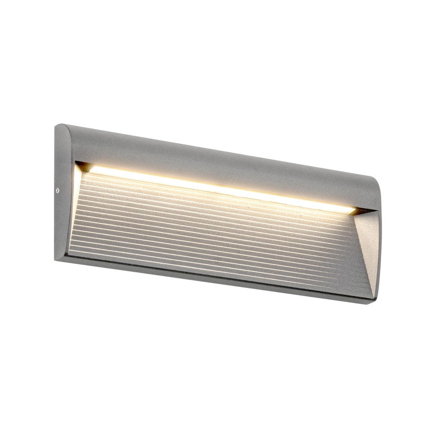 Kuzco Casa 12" LED Exterior Wall/Step Light, Gray