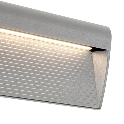 Kuzco Casa 12" LED Exterior Wall/Step Light, Gray